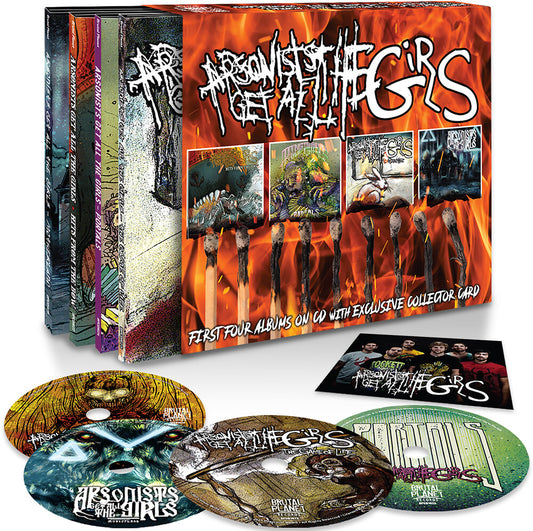 the album cover for Arsonists Get All The Girls - 1st Four Albums (Box) (Bonus Track)
