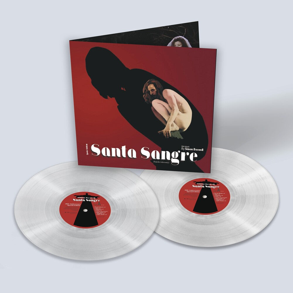 the album cover for Simon Boswell  (Cvnl) (Dlx) (Gate) (Ltd) - Santa Sangre - O.S.T. [Clear Vinyl] [Deluxe] (Gate) [Limited Edition]