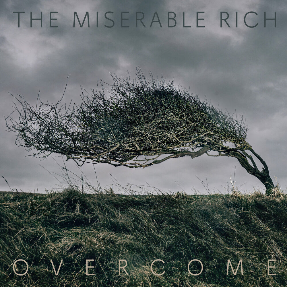 the album cover for Miserable Rich - Overcome