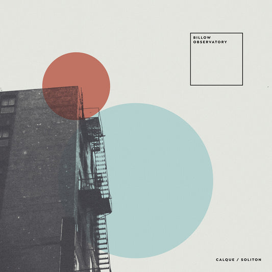the album cover for Billow Observatory - Calque / Soliton [Whirlpool Blue LP]