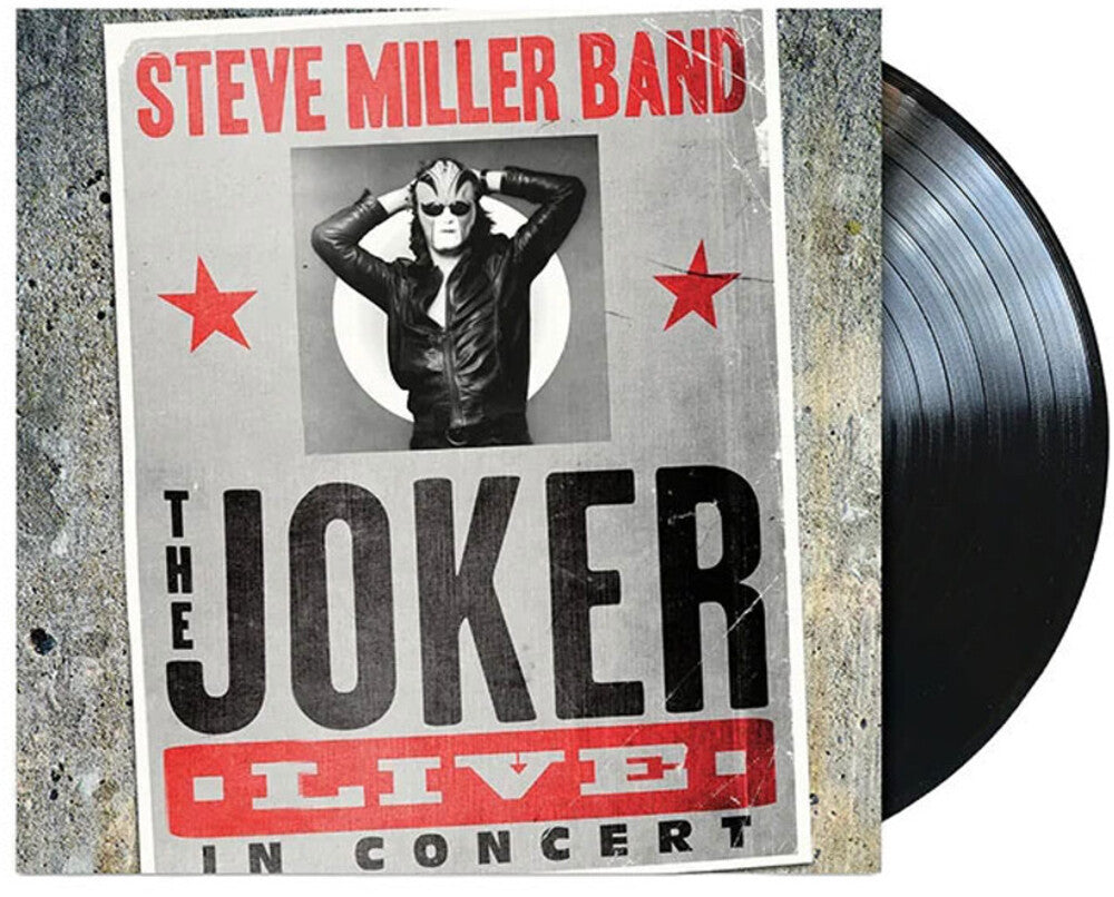 the album cover for Steve Miller - The Joker Live In Concert [LP]