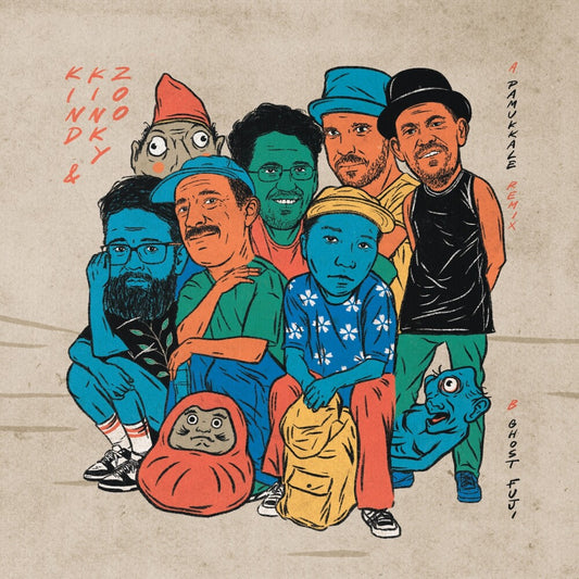 the album cover for Kind & Kinky Zoo - Pamukkale (Soulsupreme Remix) / Ghost Fuji