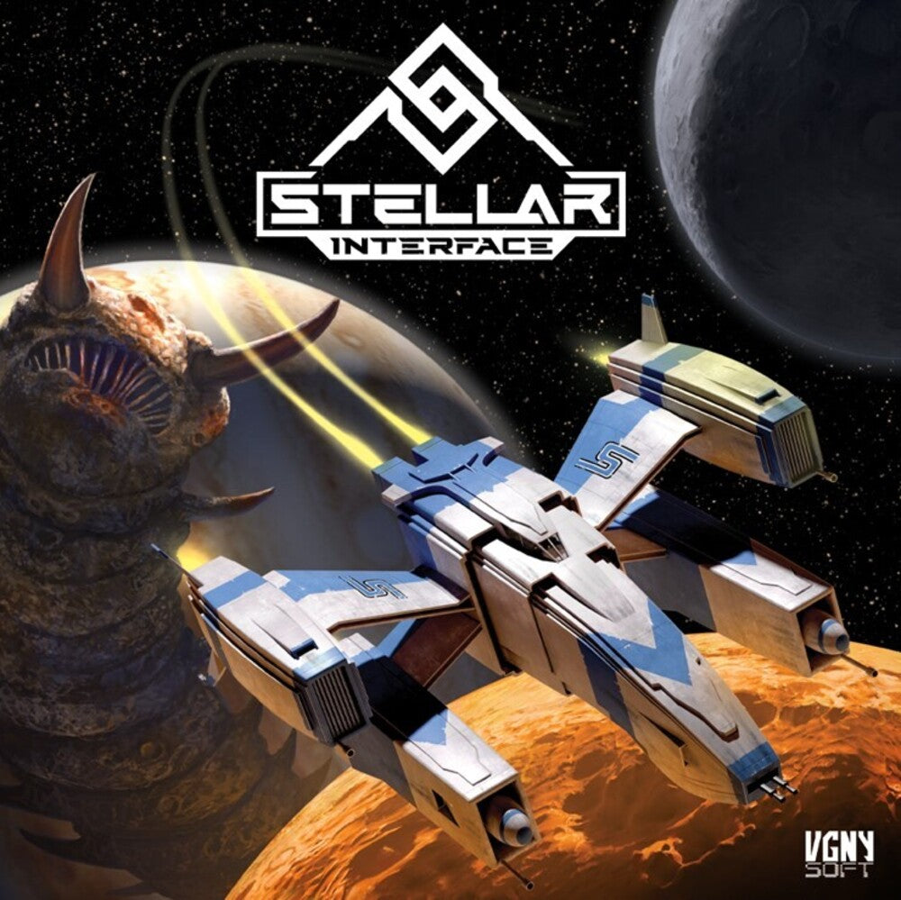 the album cover for Stephen Pierce  (Colv) - Stellar Interface - O.S.T. [Colored Vinyl]