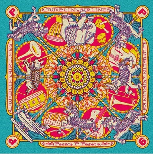 the album cover for Pessor Peseta  P. - Jumblin' Airlines 9