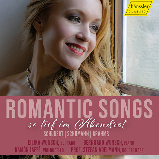 the album cover for Reger / Schubert / Wunsch - Romantic Songs