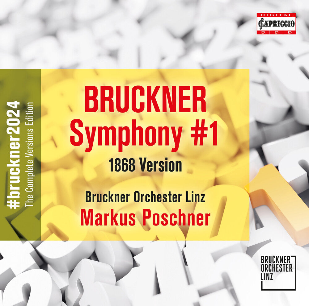the album cover for Bruckner / Bruckner Orchester Linz - Symphony No. 1 (1868)