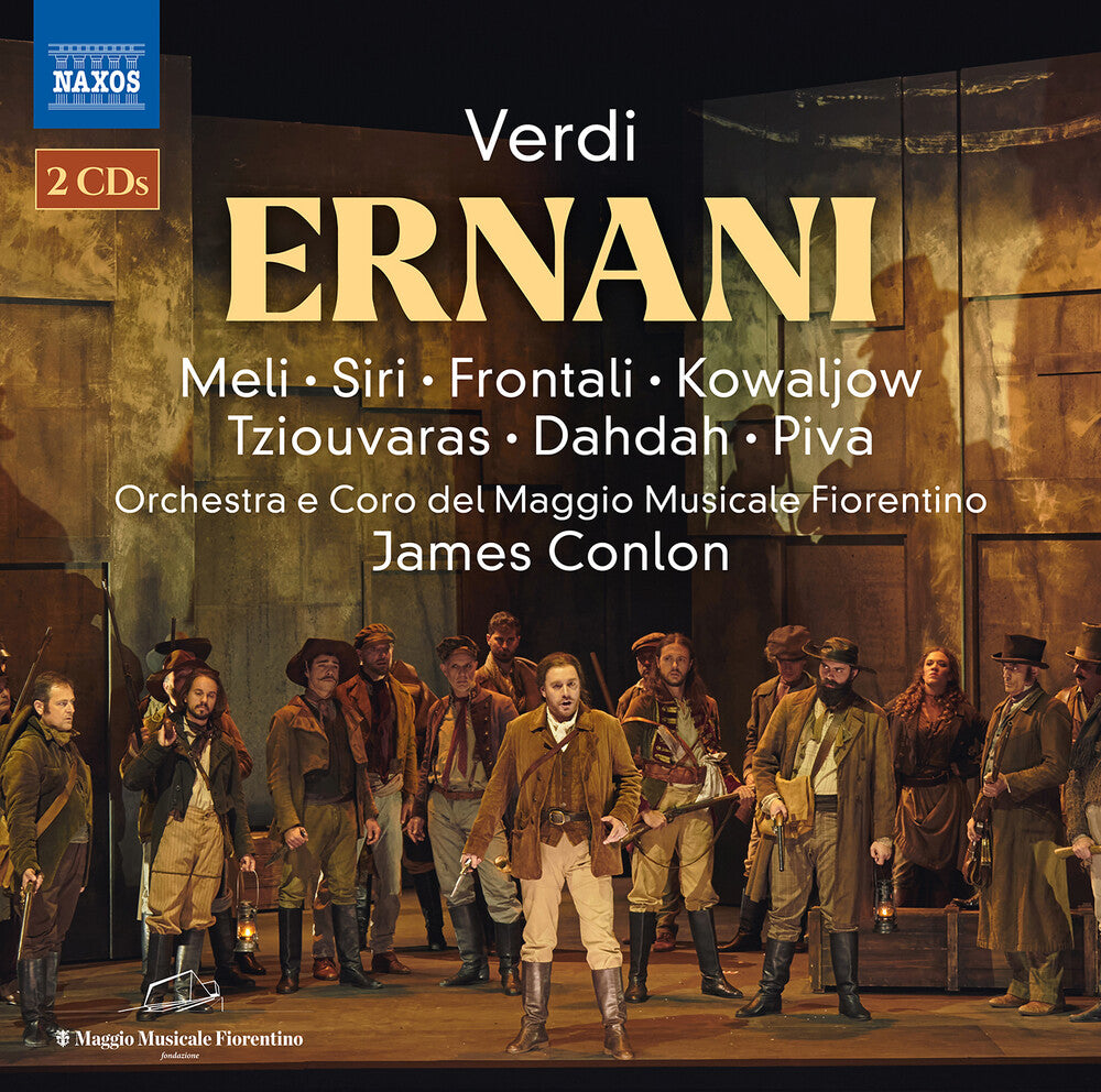 the album cover for Verdi / Meli / Kowaljow - Ernani
