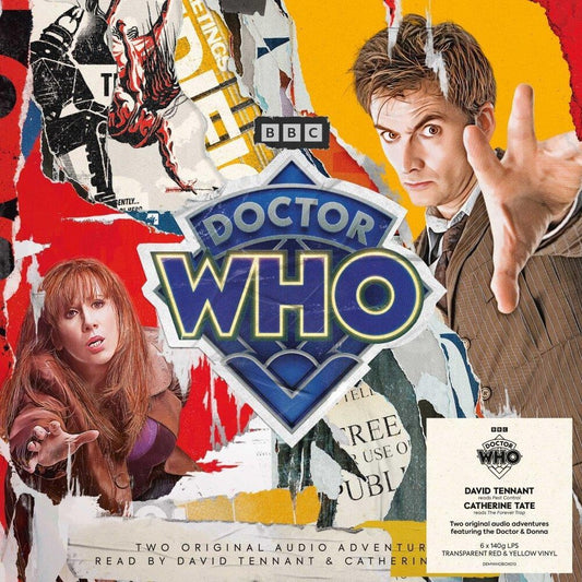 the album cover for Doctor Who (Colv) (Ofgv) (Red) (Ylw) (Uk) - Pest Control & The Forever Trap - O.S.T. [Colored Vinyl]