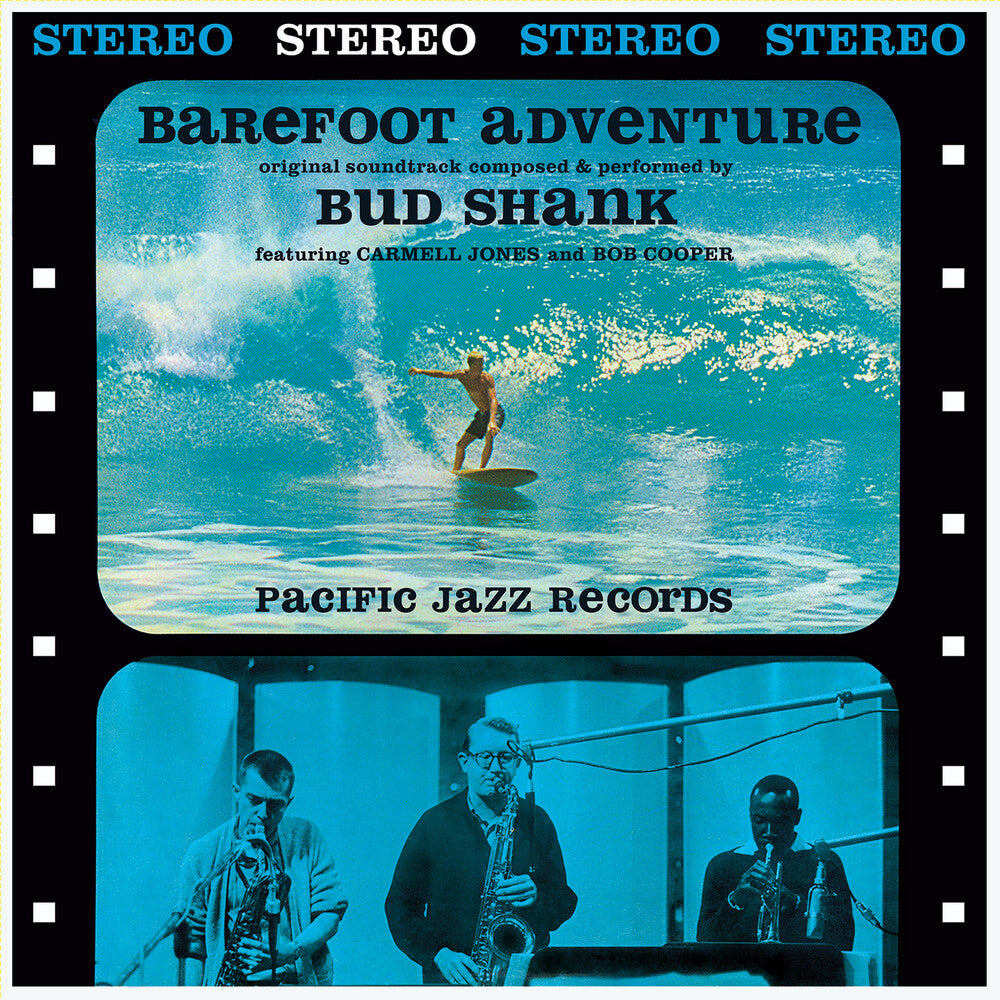 the album cover for Bud Shank - Barefoot Adventure