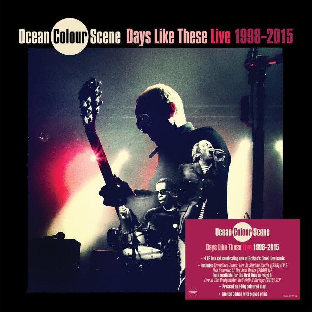the album cover for Ocean Colour Scene - Days Like These: Live 1998-2015 (Box) (Auto) (Uk)