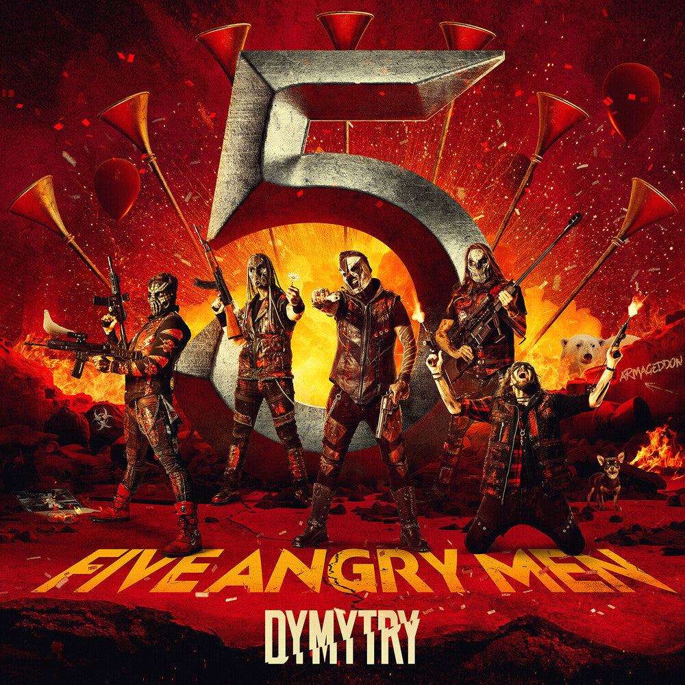 the album cover for Dymytry - Five Angry Men [Digipak]