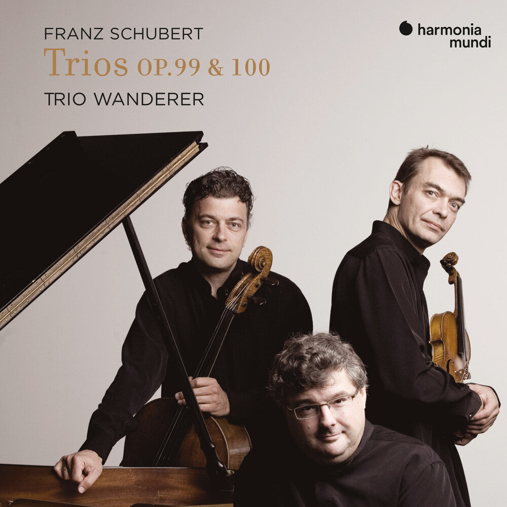 the album cover for Trio Wanderer - Schubert: Piano Trios. Nos.1 & 2