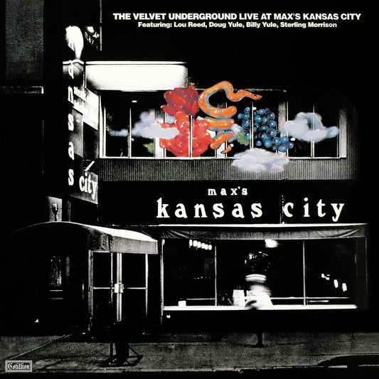 the album cover for Velvet Underground - Live At Max's Kansas City: Expanded Version (Remastered) [SYEOR 24 Exclusive Orchid and Magenta 2LP]