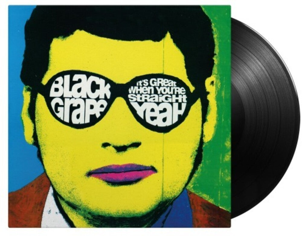 the album cover for Black Grape - It's Great When You're Straight Yeah (Blk) [180 Gram]