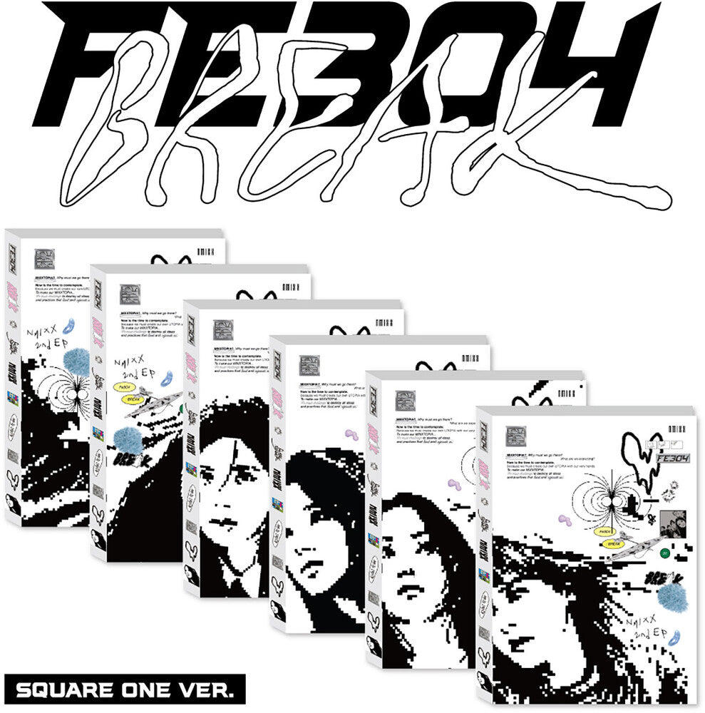 the album cover for NMIXX - Fe304: BREAK [Square One Version]