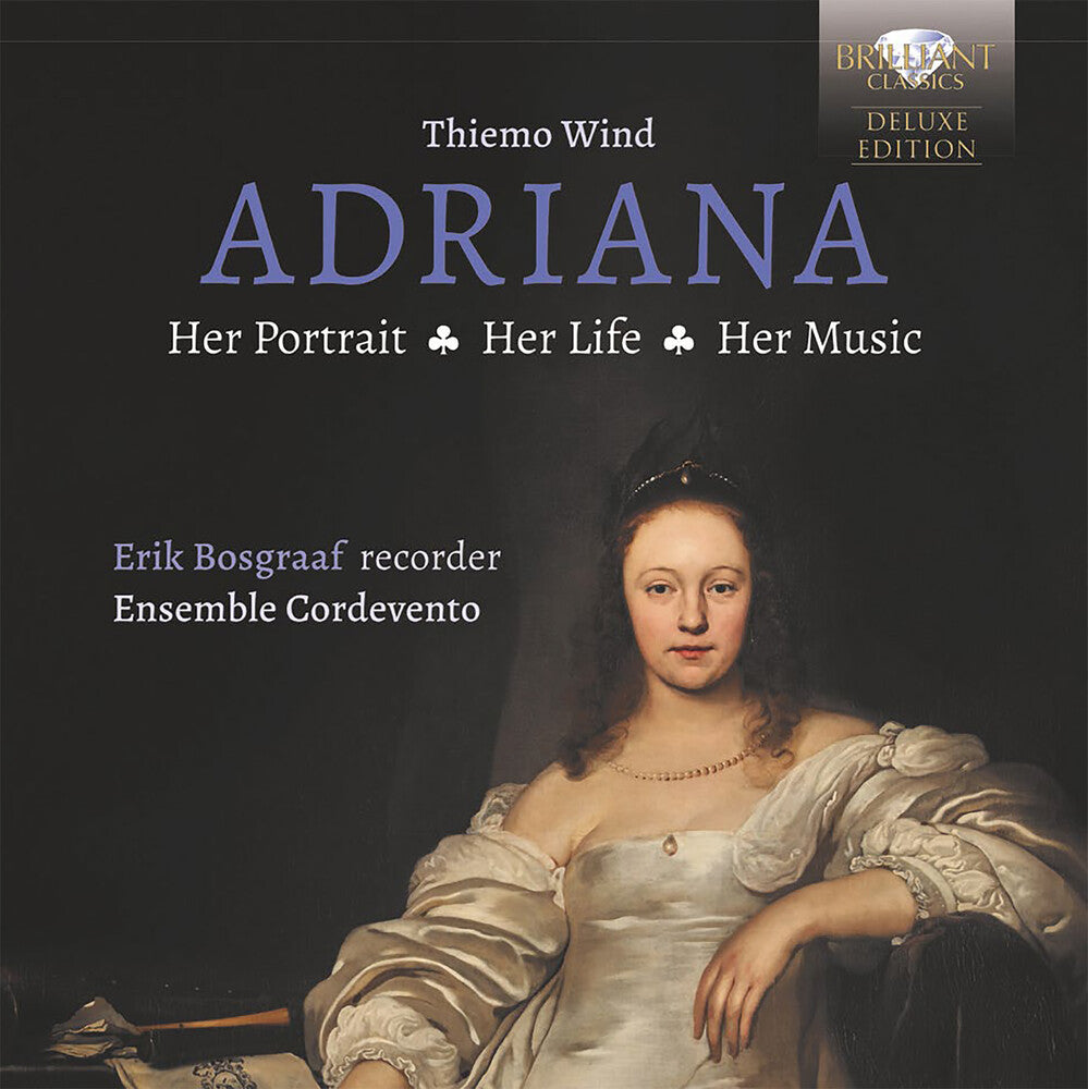 the album cover for Buonamente / Eyck / Bosgraaf - Adriana