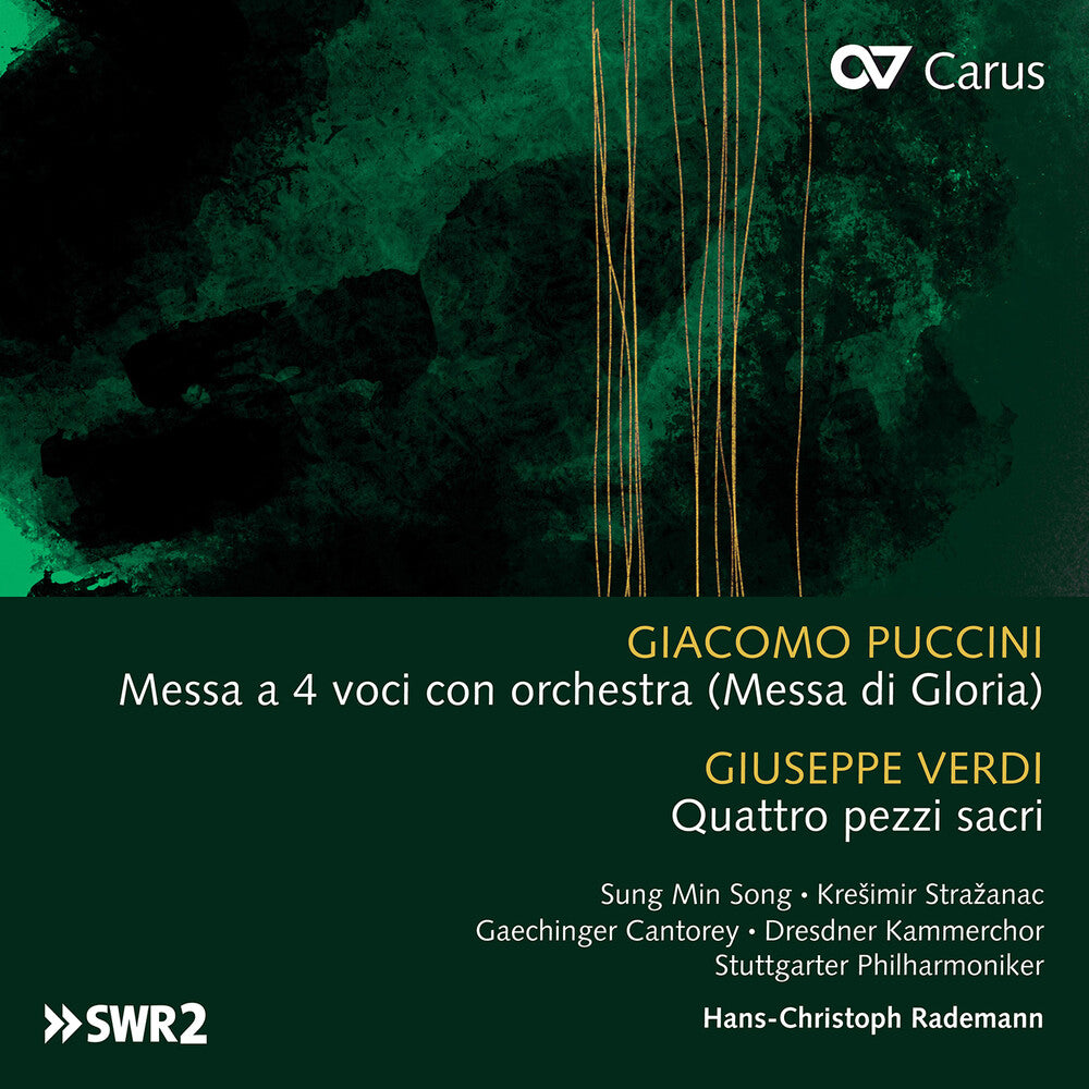 the album cover for Puccini / Verdi / Strazanac - Verdi Und Puccini