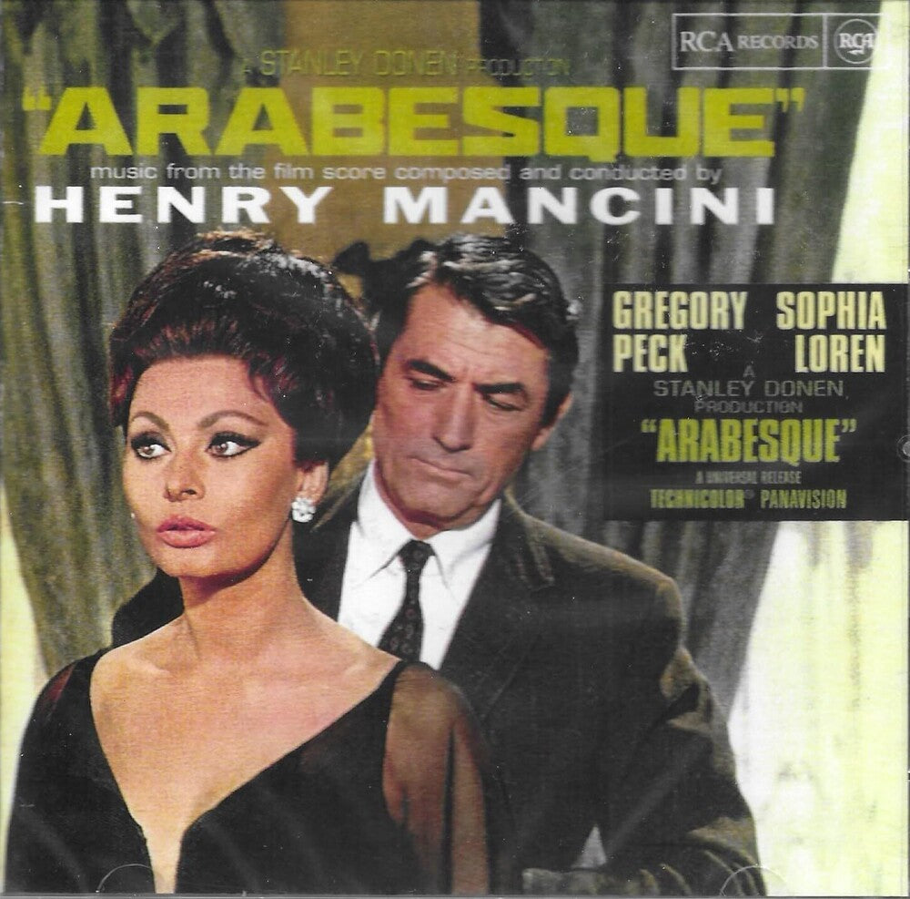 the album cover for Soundtrack - Arabesque (Music From The Film Score Composed