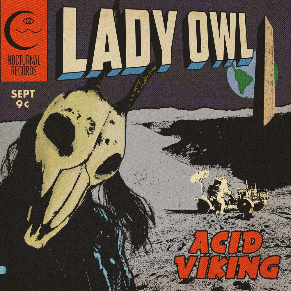 the album cover for Lady Owl - Acid Viking