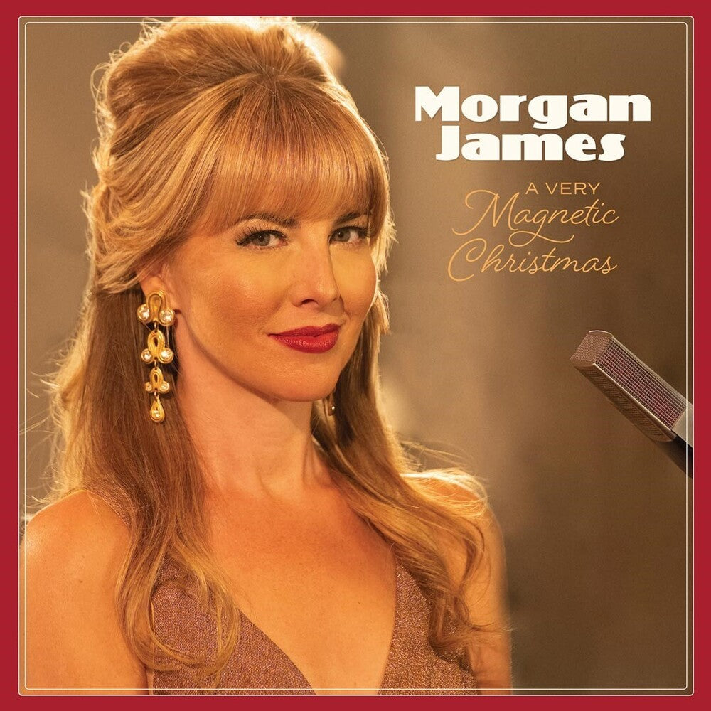 the album cover for James Morgan - Very Magnetic Christmas [Colored Vinyl] (Gol) [Limited Edition]