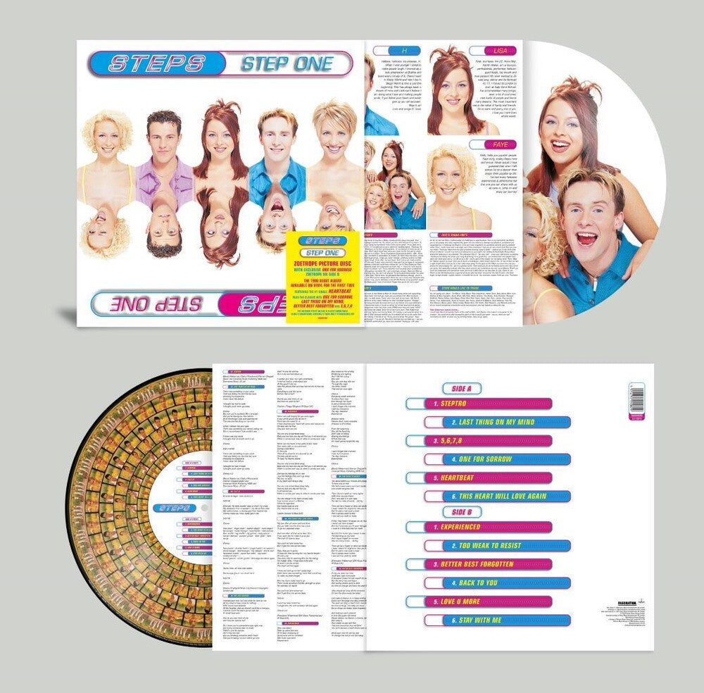 the album cover for Steps - Step One (Pict) (Uk)