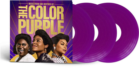 the album cover for Various Artists - The Color Purple (Music From And Inspired By) [Purple 3LP]