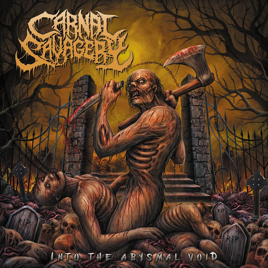 the album cover for Carnal Savagery - Into The Abysmal Void [Limited Edition]