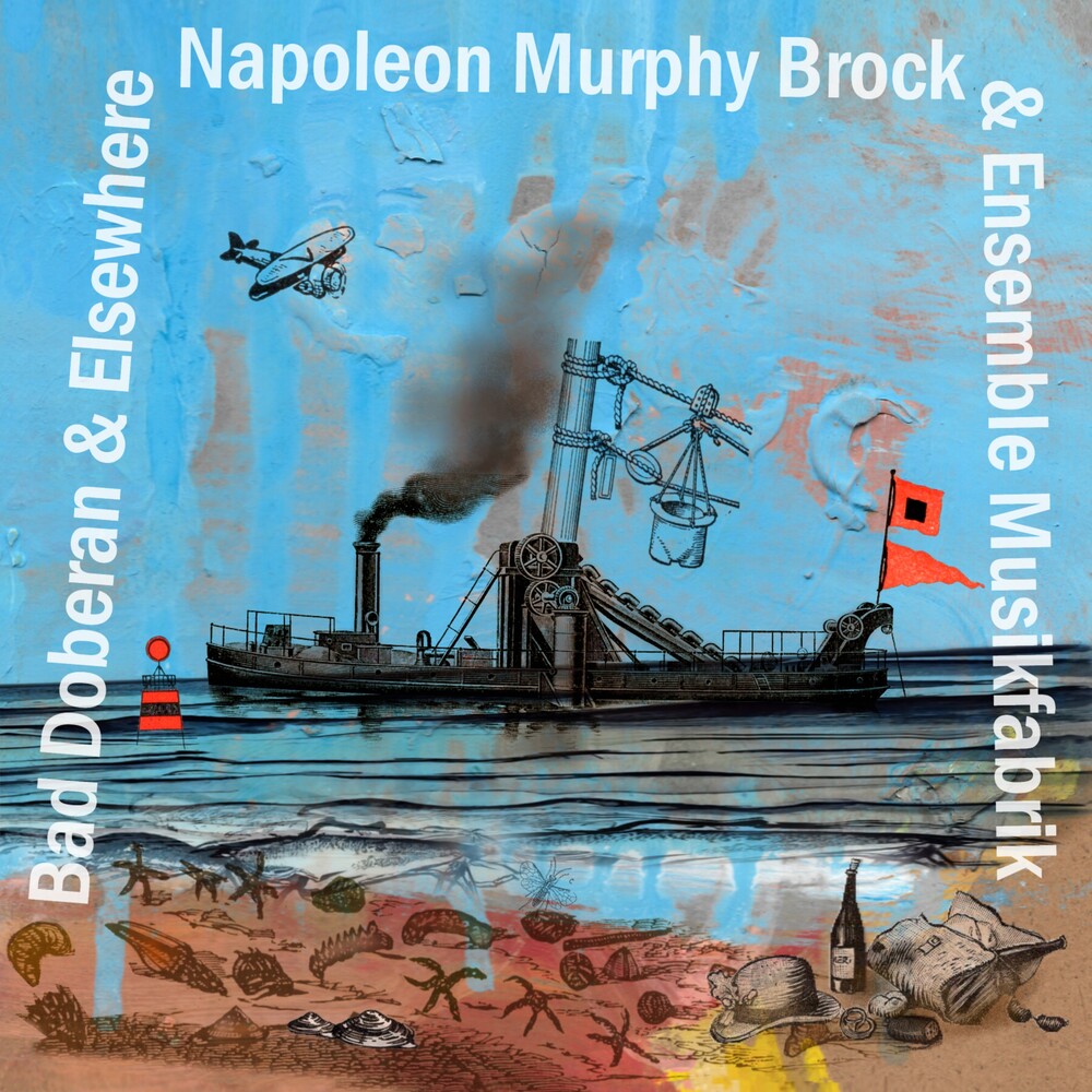 the album cover for Brock, Napoleon Murphy & Ensemble Musikfabrik - Frank Zappa: Bad Doberan & Elsewhere