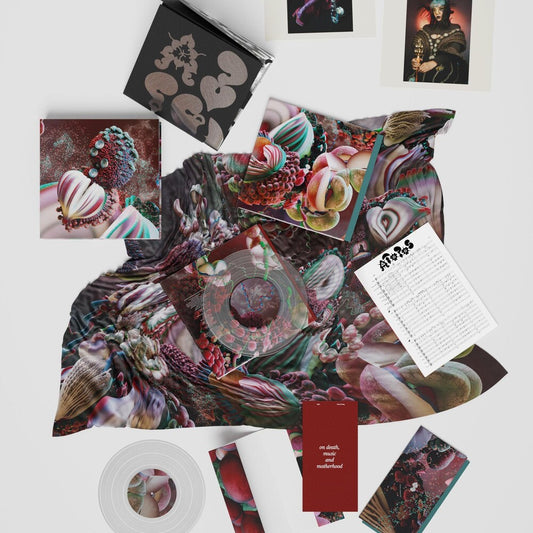 the album cover for Bjork - Fossora (10in) (Box) [Clear Vinyl] (Post) (Scrf) [With Booklet]