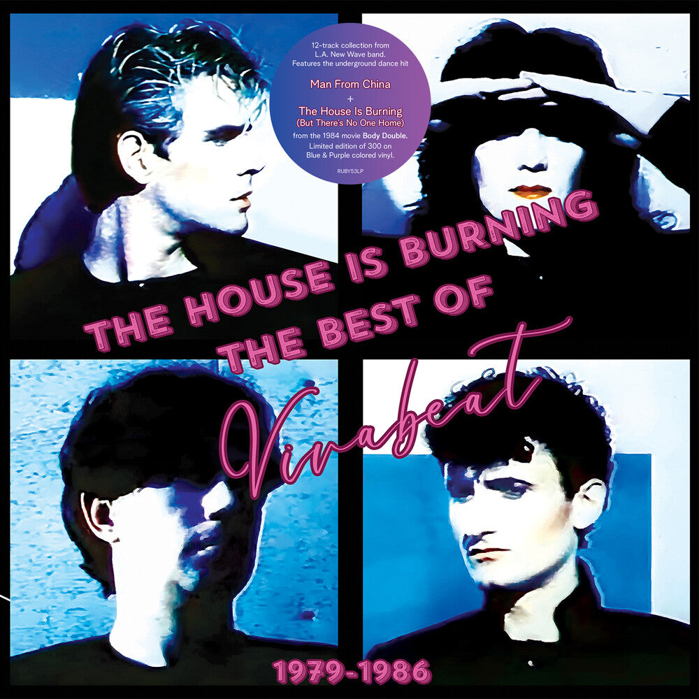the album cover for Vivabeat - House Is Burning: The Best Of Vivabeat (Blue)