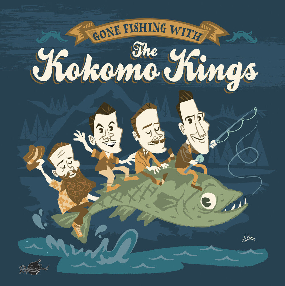 the album cover for Kokomo Kings - Gone Fishing With (10in)