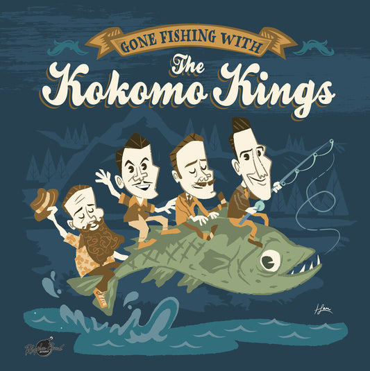 the album cover for Kokomo Kings - Gone Fishing With (10in)