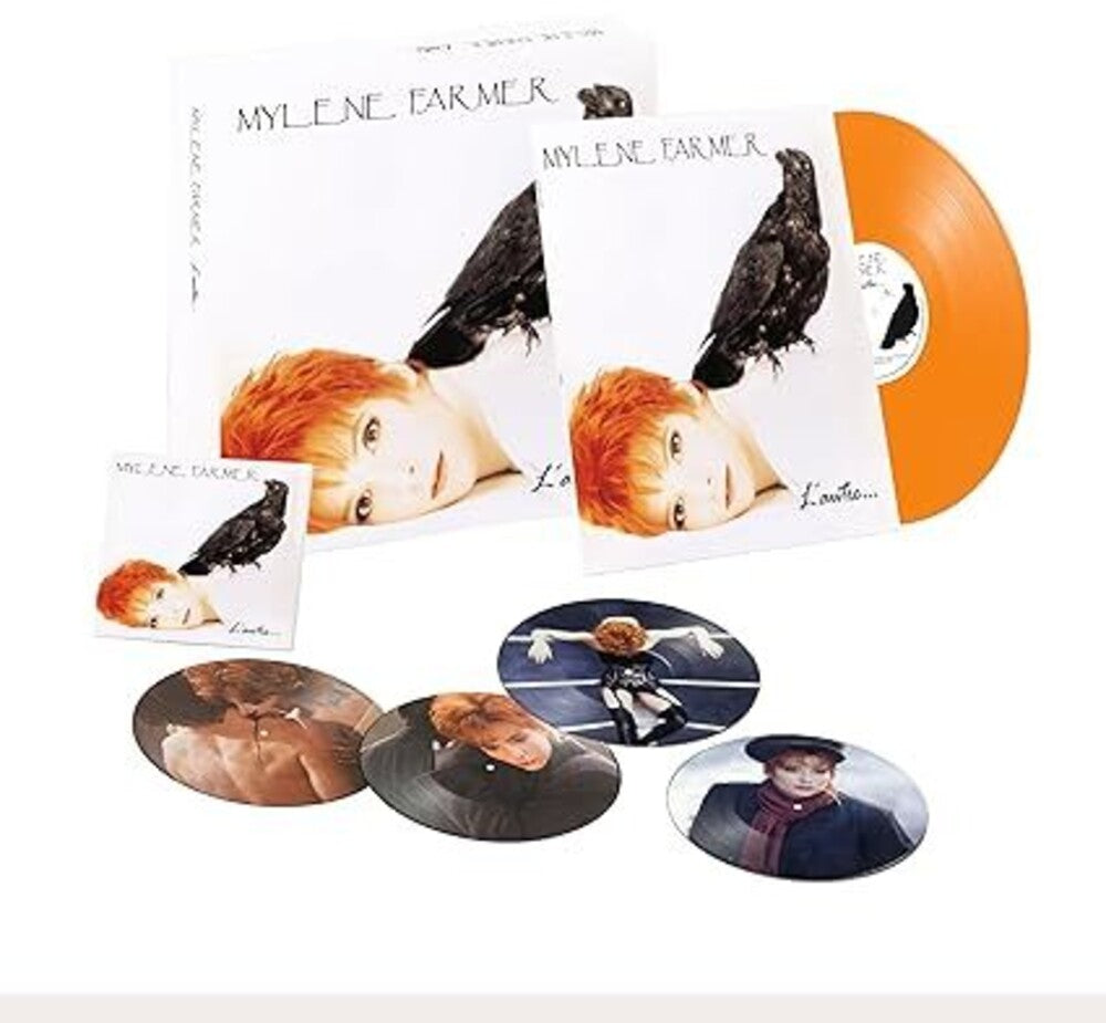 the album cover for Mylene Farmer - L'autre (W/Cd) (Box) (Wlp) (Uk)