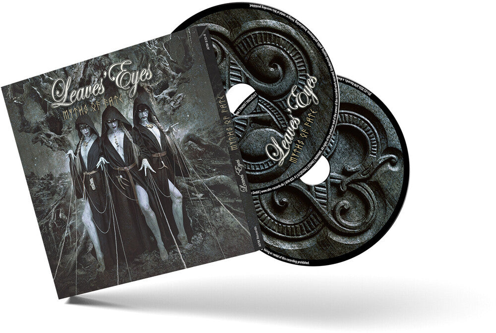 the album cover for Leaves' Eyes - Myths Of Fate [2CD]