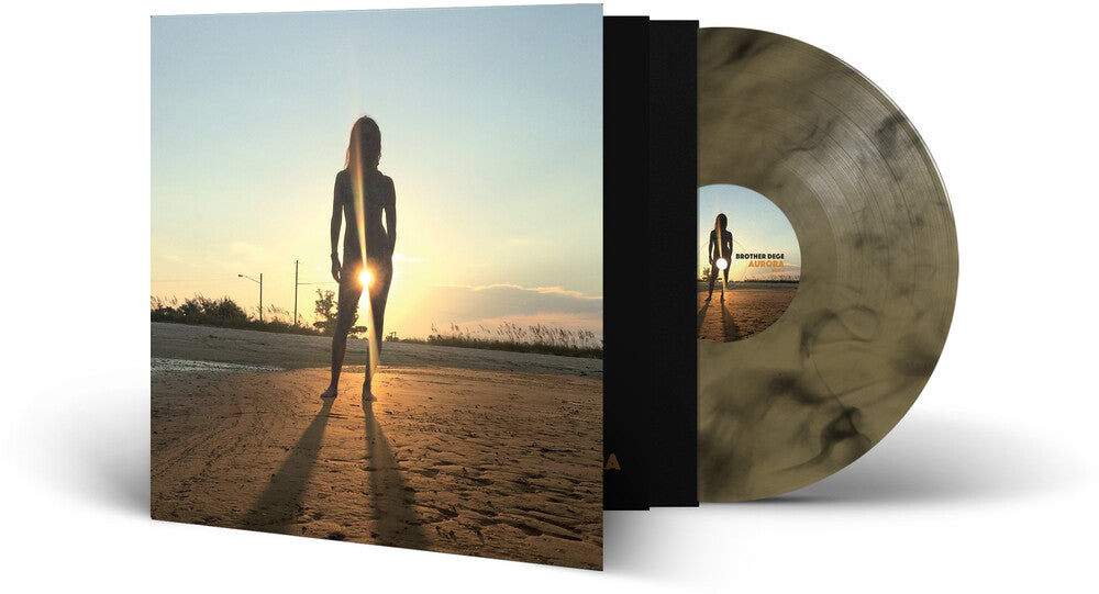 the album cover for Brother Dege - Aurora - Black / Gold Marble (Blk) [Colored Vinyl] (Gol)