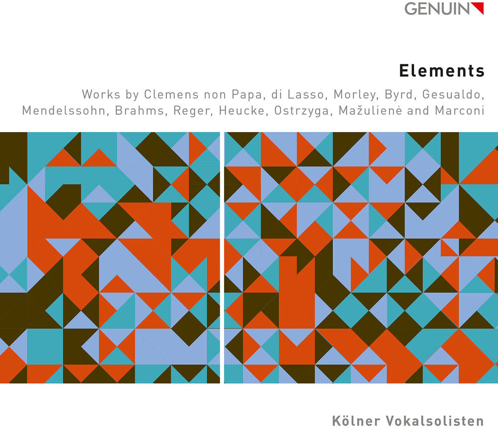 the album cover for Bartholdy / Byrd / Vokalsolisten - Elements