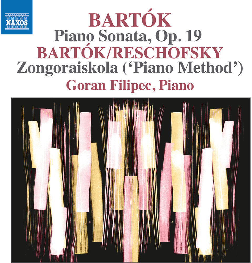 the album cover for Bartok / Filipec - Piano Works Vol. 9
