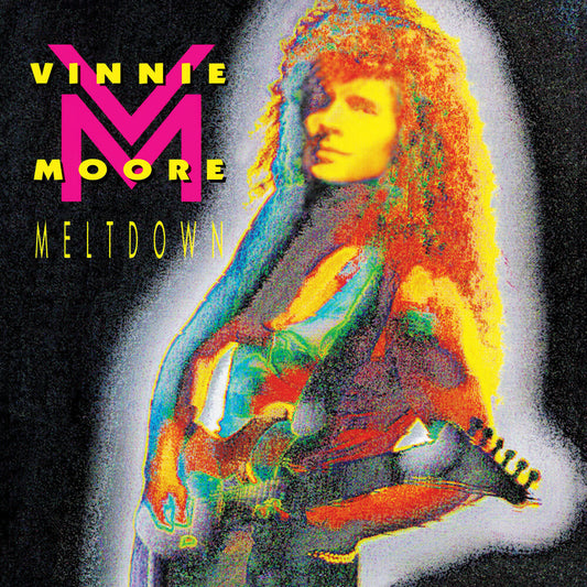 the album cover for Vinnie Moore - Meltdown (Hol)