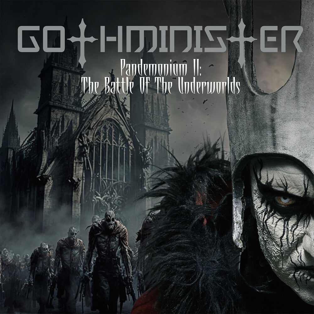 the album cover for Gothminister - Pandemonium Ii Battle Of The Underworlds [Digipak]