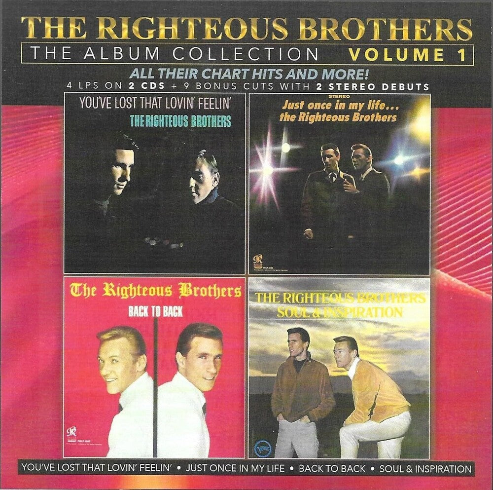 the album cover for Righteous Brothers - Album Collection 1