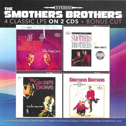 the album cover for Smothers Brothers - 4 Classic