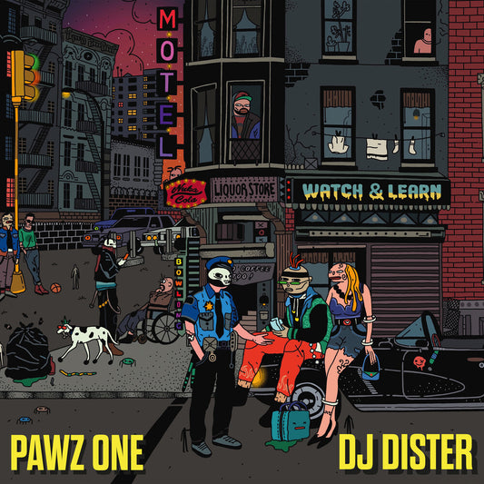 the album cover for Pawz One & Dj Dister - Watch & Learn