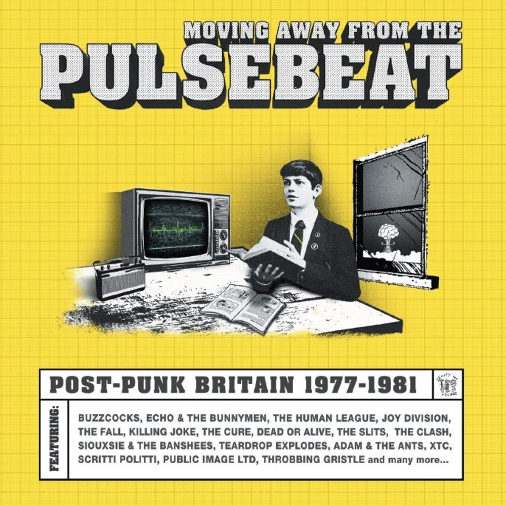 the album cover for Moving Away From The Pulsebeat: Post Punk Britain - Moving Away From The Pulsebeat: Post Punk Britain