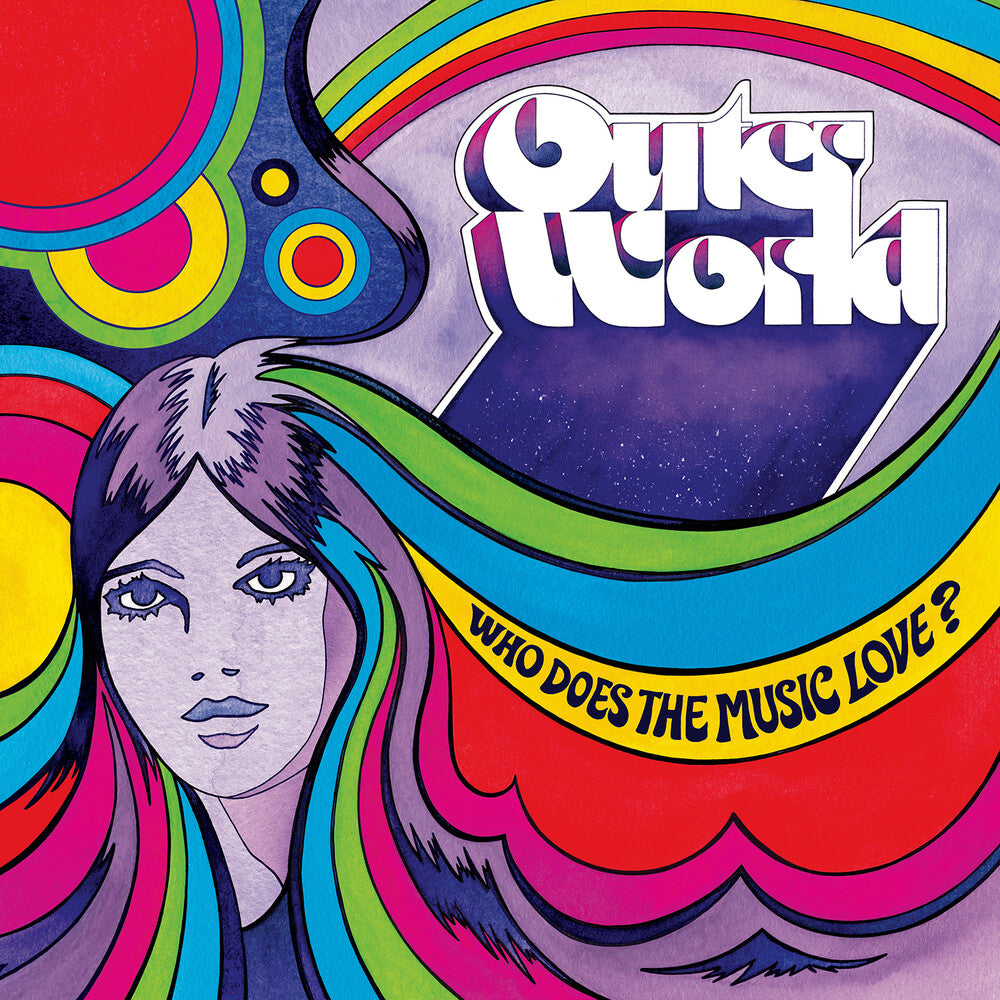 the album cover for Outer World - Who Does The Music Love?