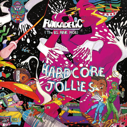 the album cover for Funkadelic - Hardcore Jollies [Colored Vinyl] (Pnk) (Uk)