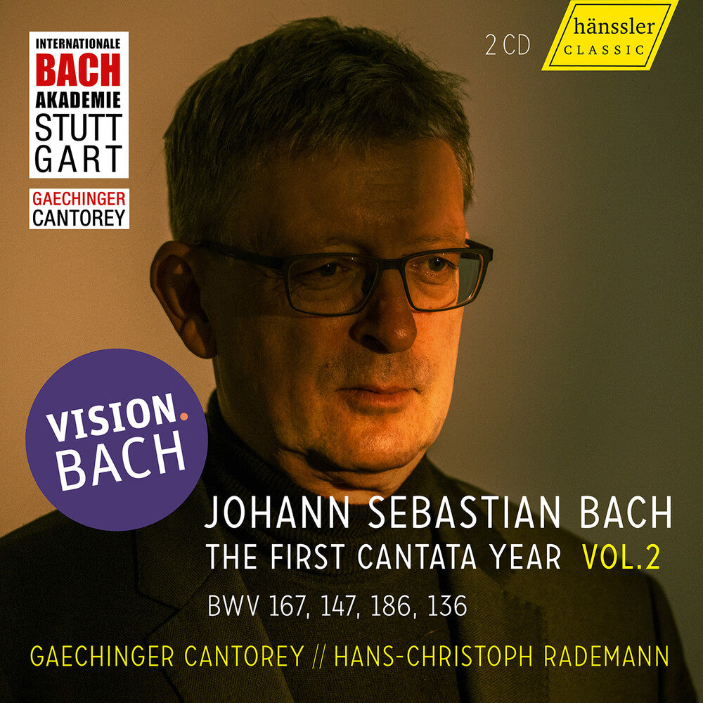 the album cover for J Bach .S. / Gaechinger Cantorey - V2: Vision.Bach