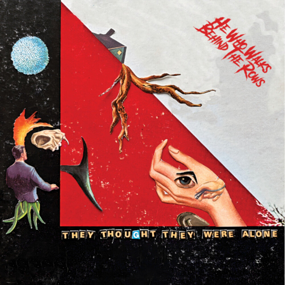 the album cover for He who walks behind the rows - They Thought They Were Alone - Red [Colored Vinyl] (Red)