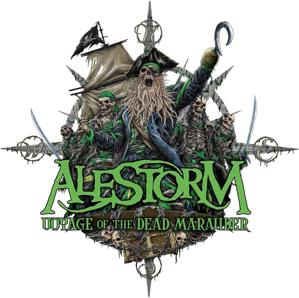 the album cover for Alestorm - Voyage Of The Dead Marauder