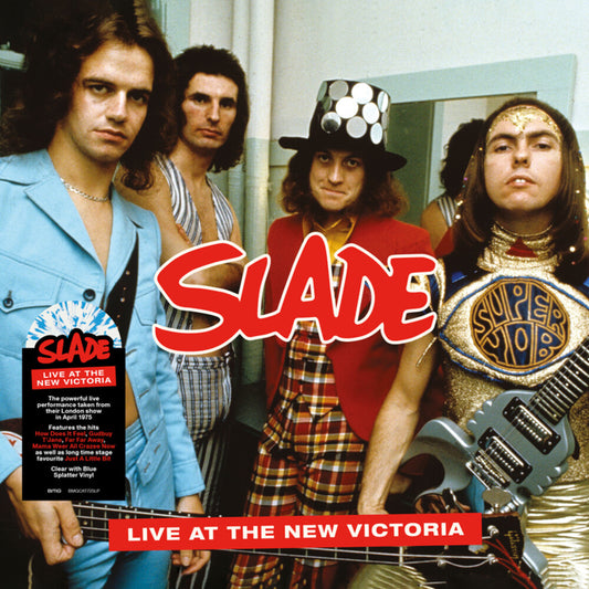 the album cover for Slade - Live At The New Victoria