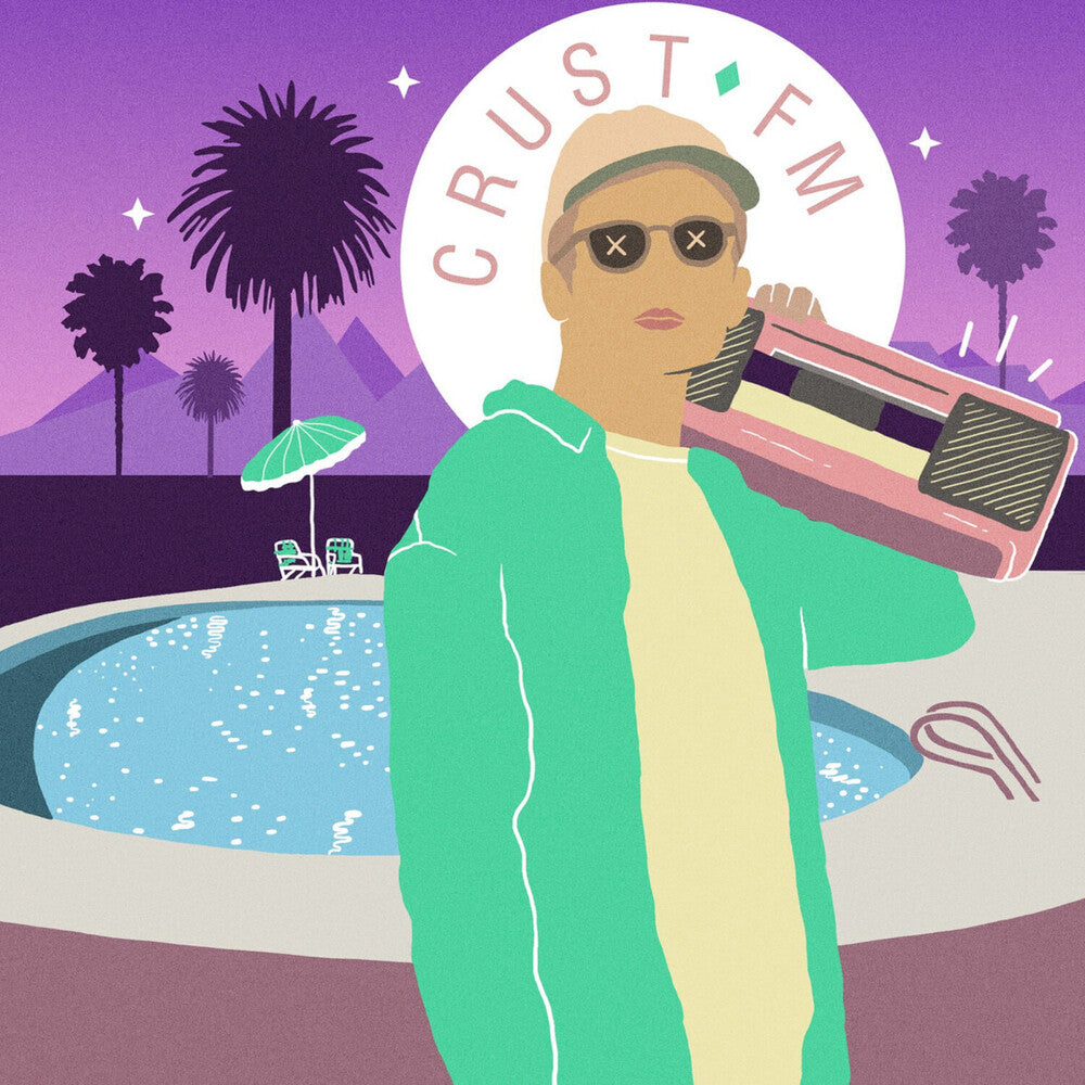 the album cover for Engelwood - Crust Fm - Transluent Blue (Blue) [Colored Vinyl]